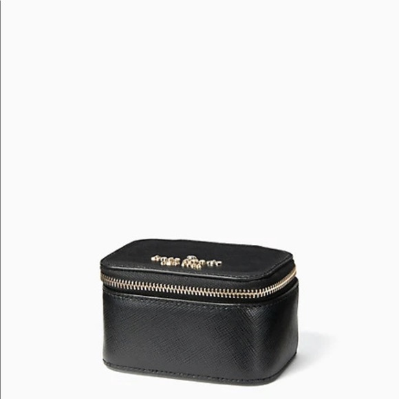 ⚡️NWT Kate Spade Staci Jewelry Holder, Black with Gold Tone Hardware - Picture 3 of 16